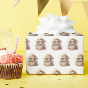Cute Easter Bunny Gift Wrap Paper