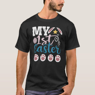 Cute Easter Bunny Girls Boys My First Easter T-Shirt