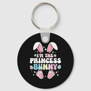 Cute Easter Bunny I’m The Princess Bunny For Girls Key Ring