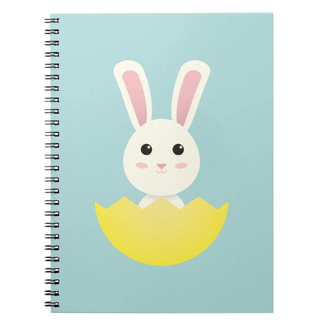 Cute Easter Bunny I Notebook (Front)