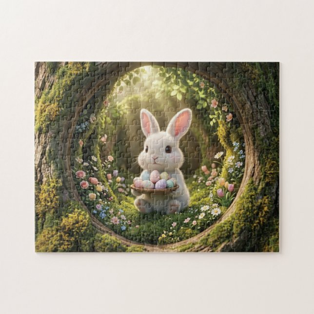 Cute Easter Bunny Jigsaw Puzzle (Horizontal)