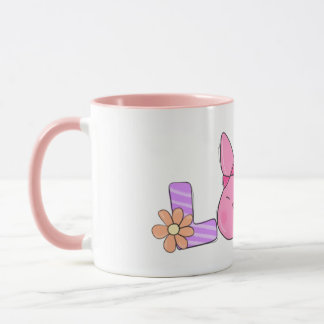 Cute Easter Bunny LOVE Ceramic Coffee Mug