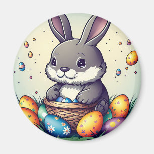 Cute Easter Bunny Magnet