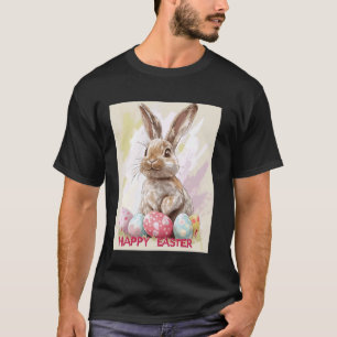 Cute Easter Bunny Motif, Easter Bunny, Easter Eggs T-Shirt