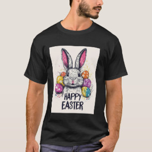 Cute Easter Bunny Motif, Easter Bunny, Easter Eggs T-Shirt