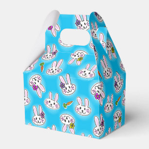 Cute Easter Bunny Pattern Favour Box