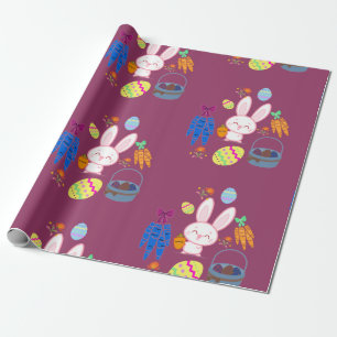 Cute Easter bunny pattern Wrapping Paper