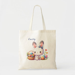 Cute Easter bunny personalised Tote Bag