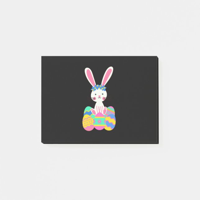 Cute Easter Bunny Post-it Notes (Front)