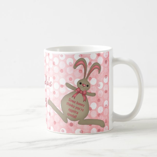 Cute Easter Bunny Rabbit Easter Mug (Right)