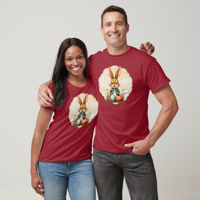 Cute Easter Bunny – Soft Frame - camiseta T-Shirt (Unisex)
