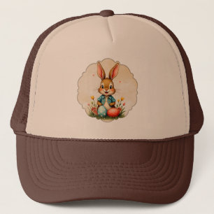 Cute Easter Bunny – Soft Frame Illustration - boné Trucker Hat