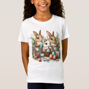 Cute, Easter Bunny/Spring paint party T-Shirt