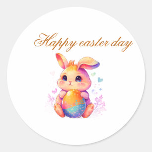  Cute Easter Bunny sticker – Adorable Pastel R