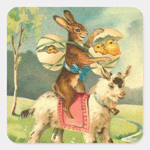 Cute Easter Bunny Stickers