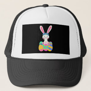 Cute Easter Bunny Trucker Hat