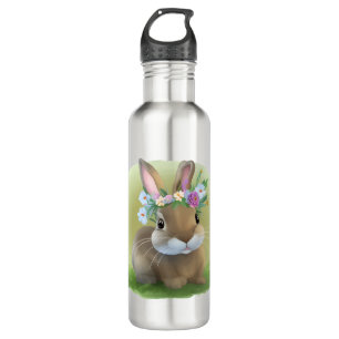 Cute Easter Bunnyfor a positive mood    710 Ml Water Bottle