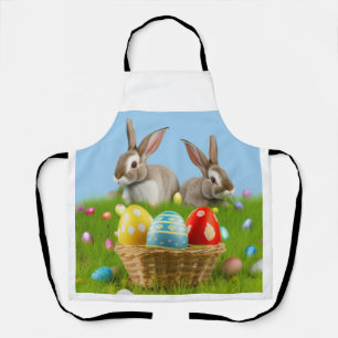 Cute Easter Bunnyfor a positive mood Apron