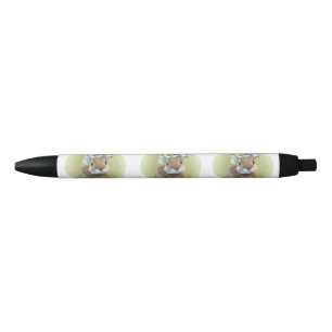 Cute Easter Bunnyfor a positive mood Black Ink Pen