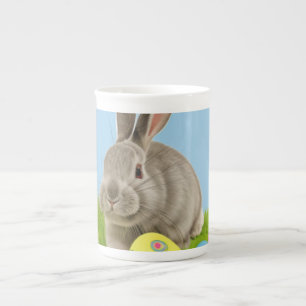 Cute Easter Bunnyfor a positive mood    Bone China Bone China Mug
