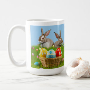 Cute Easter Bunnyfor a positive mood  Coffee Mug