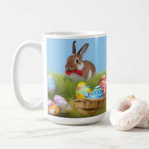 Cute Easter Bunnyfor a positive mood    Coffee Mug