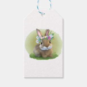 Cute Easter Bunnyfor a positive mood   Gift Tags