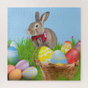 Cute Easter Bunnyfor a positive mood   Jigsaw Puzzle