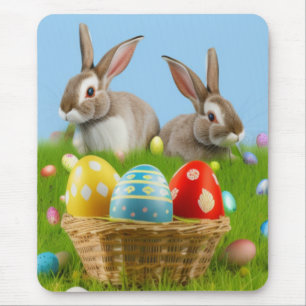 Cute Easter Bunnyfor a positive mood Mouse Mat