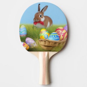 Cute Easter Bunnyfor a positive mood   Ping Pong Paddle