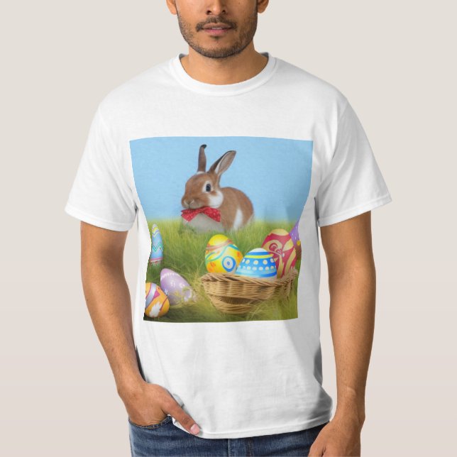 Cute Easter Bunnyfor a positive mood  T-Shirt (Front)