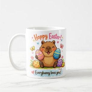 Cute Easter Capybara Eggs  Coffee Mug