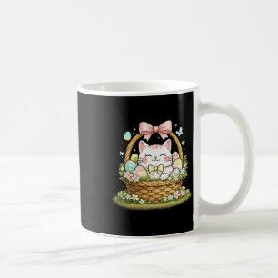 Cute Easter Cat Sket Cats Lover White Kitten Coffee Mug