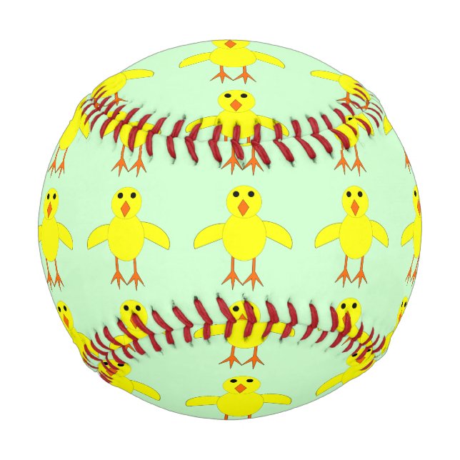 Cute Easter Chick Baseball (Front)