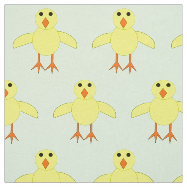 Cute Easter Chick Craft Fabric (Swatch)