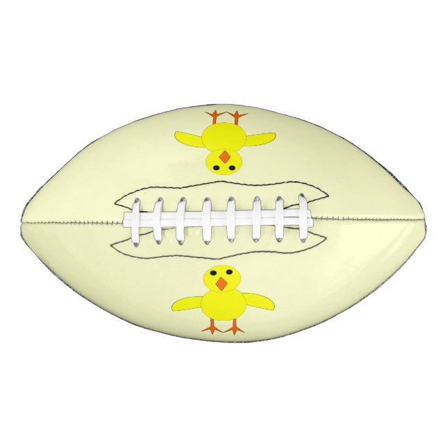 Cute Easter Chick Football American Football (Front)