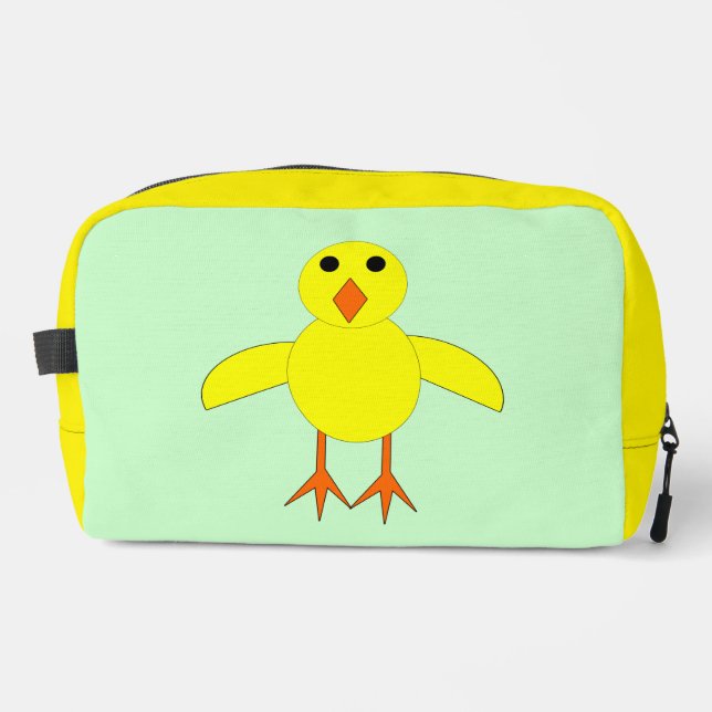 Cute Easter Chick Golf Dopp Kit (Front)