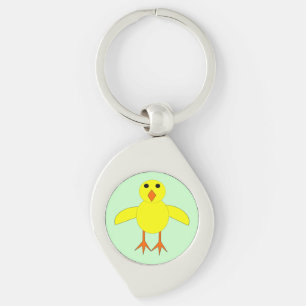 Cute Easter Chick Keychain