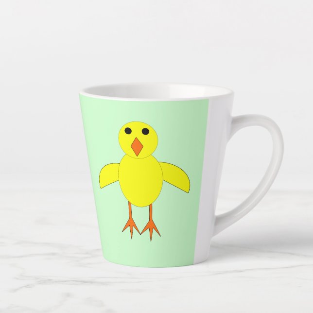 Cute Easter Chick Latte Mug (Right)