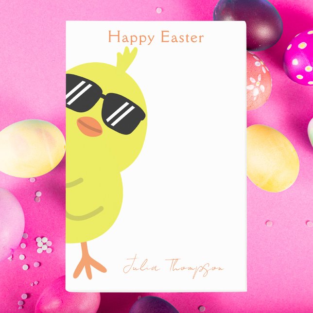 Cute Easter Chick Minimal Simple  Post-it Notes (Creator Uploaded)