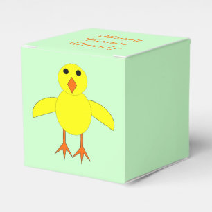Cute Easter Chick Personalised Favour Box
