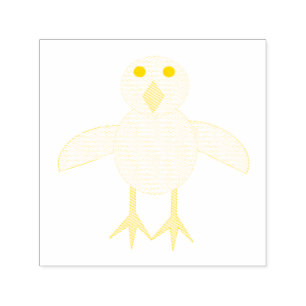 Cute Easter Chick Self Inking Stamp