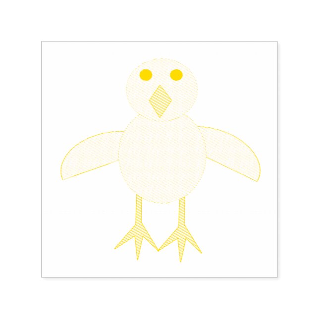Cute Easter Chick Self Inking Stamp (Design)