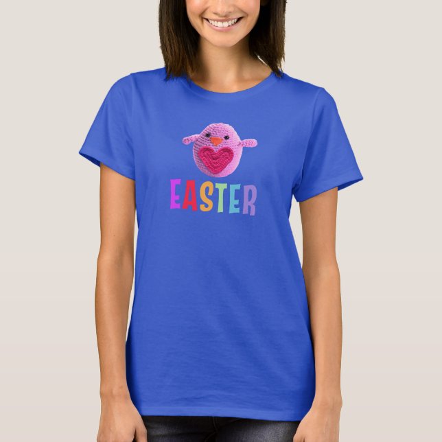 Cute Easter Chicken T-Shirt (Front)