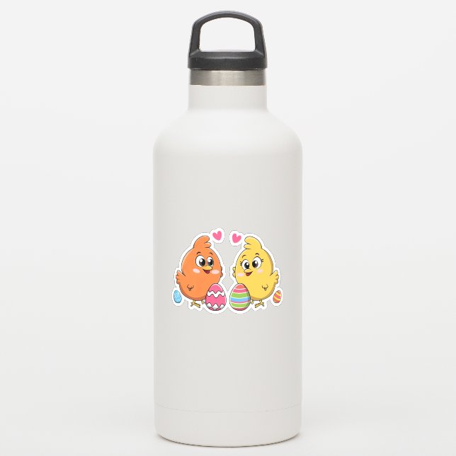 Cute Easter Chickens (Waterbottle)