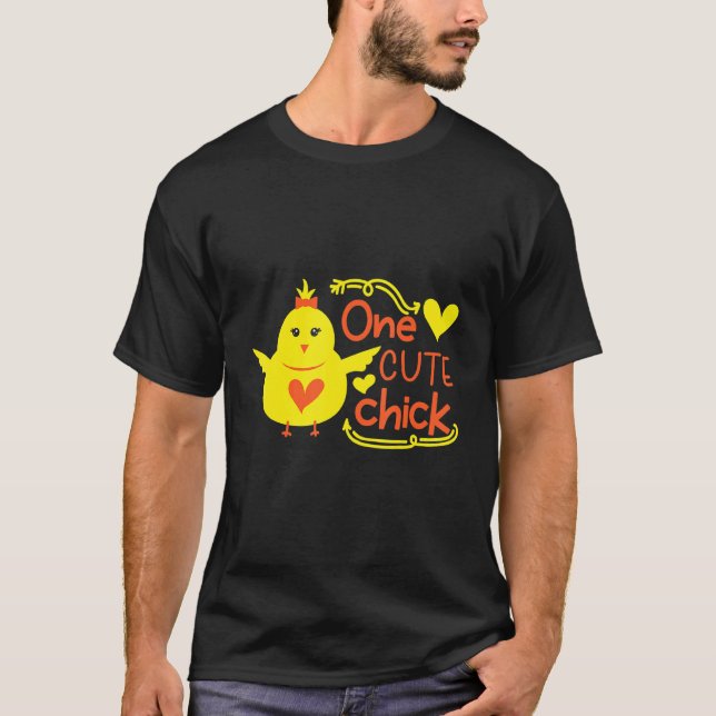 Cute Easter Chicks Dig Me T-Shirt (Front)