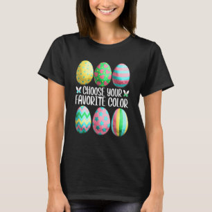 Cute Easter Day For Women With Easter Egg Decor Fo T-Shirt