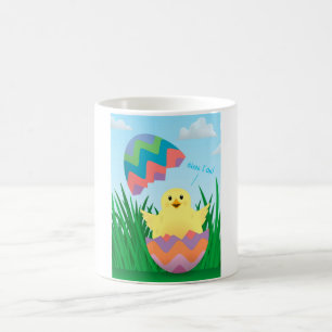 Cute Easter Egg Chick Hatch Coffee Mug