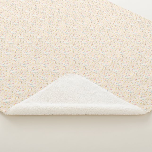 Cute Easter Egg Sherpa Blanket (3/4)