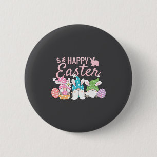 Cute Easter Eggs Friends Happy Easter 6 Cm Round Badge